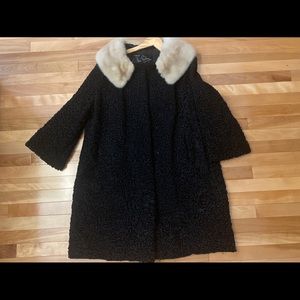Vintage Shearling Fur Coat